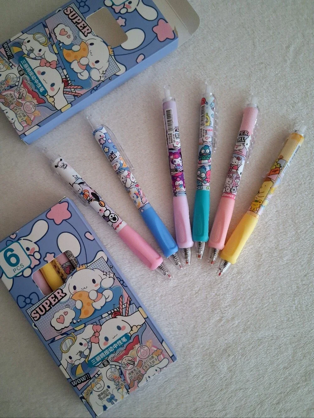 Sanrio Family Retractable Pens